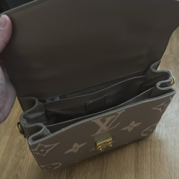 Louis Vuitton Taupe Monogram Crossbody Bag - Picture 2 of 3